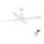 FARO 33480 - Stropni ventilator TYPHOON IP44 pr. 130 cm bijela + daljinski upravljač