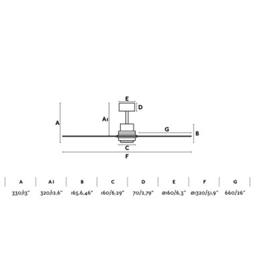 FARO 33518DC - LED Stropni ventilator LANTAU LED/15W/230V mat krom/drvo + daljinski upravljač