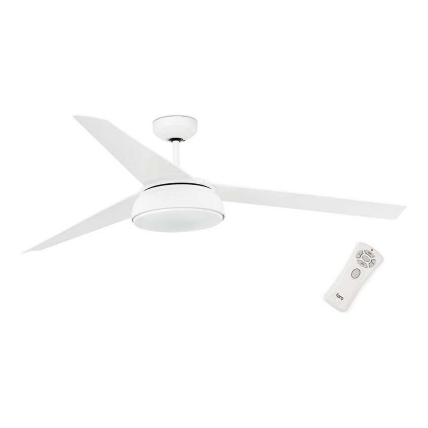 FARO 33549 - LED Prigušivi stropni ventilator VULCANO LED/25W/230V bijela pr. 152 cm + daljinski upravljač