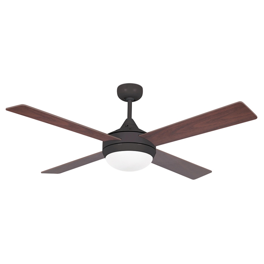 FARO 33702 - Stropni ventilator ICARIA s daljinskim upravljačem 2xE27/20W/230V smeđa