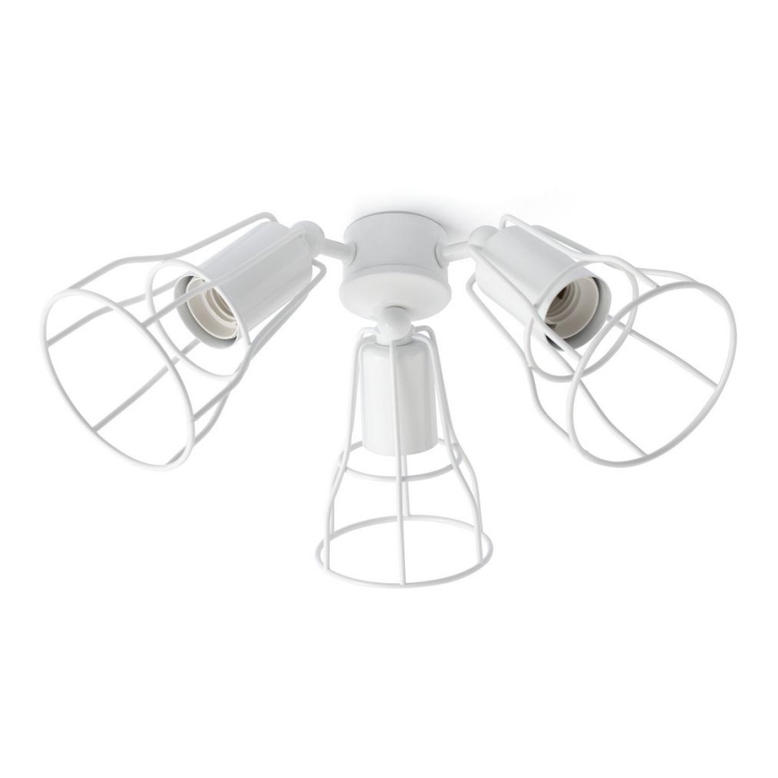 FARO 33716 - Svjetiljka za ventilator YAKARTA 3xE27/15W/230V bijela