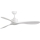 FARO 33750DCWT - Stropni ventilator LUZON L bijela pr. 132 cm Wi-Fi Tuya + daljinski upravljač