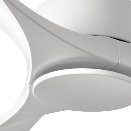 FARO 33750DCWT - Stropni ventilator LUZON L bijela pr. 132 cm Wi-Fi Tuya + daljinski upravljač