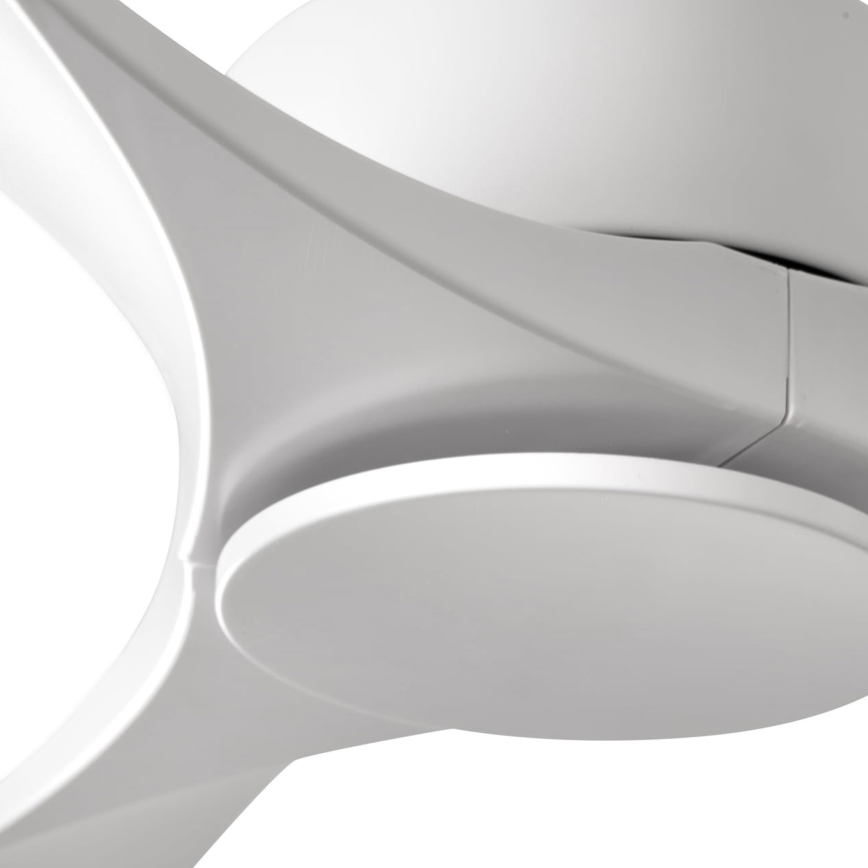FARO 33750DCWT - Stropni ventilator LUZON L bijela pr. 132 cm Wi-Fi Tuya + daljinski upravljač