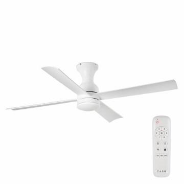 FARO 33756 - LED Stropni ventilator FRASER LED/16W/230V bijela pr. 120 cm + daljinski upravljač