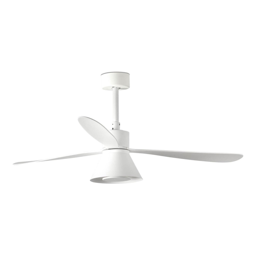 FARO 33760WT-22 - LED Prigušivi stropni ventilator AMELIA L CONE LED/20W/230V 2700/3500/5000K bijela pr. 132 cm Wi-Fi Tuya + daljinski upravljač