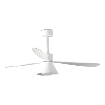 FARO 33760WT-22 - LED Regulabilni stropni ventilator AMELIA L CONE LED/20W/230V 2700/3500/5000K bijela pr. 132 cm Wi-Fi Tuya + daljinski upravljač