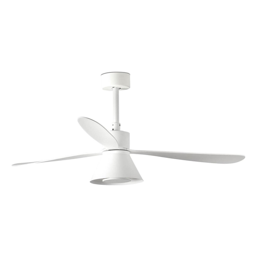FARO 33760WT-22 - LED Regulabilni stropni ventilator AMELIA L CONE LED/20W/230V 2700/3500/5000K bijela pr. 132 cm Wi-Fi Tuya + daljinski upravljač