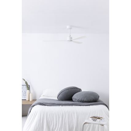 FARO 33760WT - Stropni ventilator AMELIA L bijela pr. 132 cm Wi-Fi Tuya + daljinski upravljač