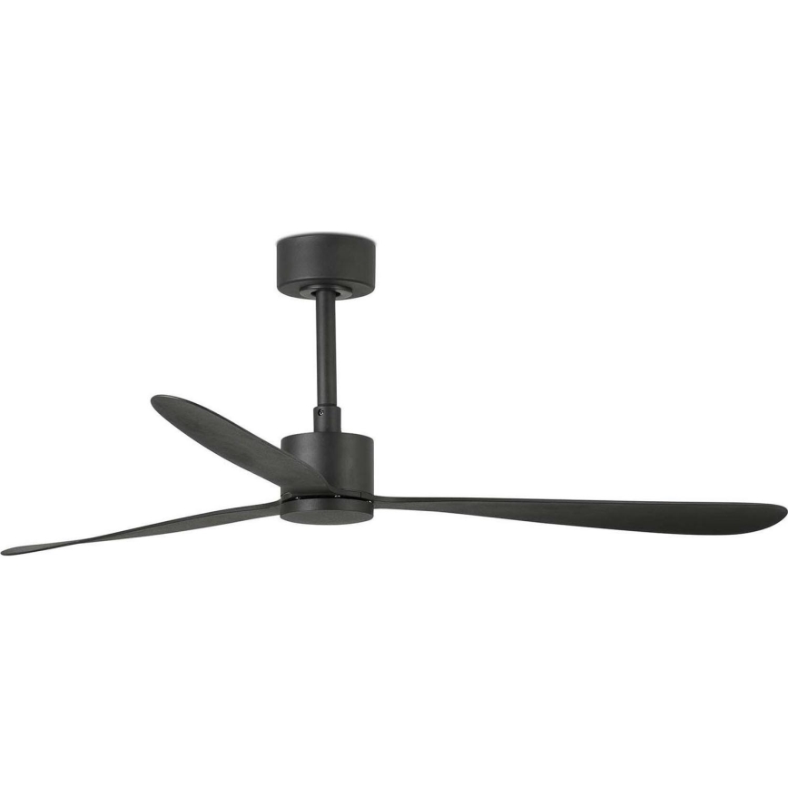 FARO 33761WT - Stropni ventilator AMELIA L crna pr. 132 cm Wi-Fi Tuya + daljinski upravljač