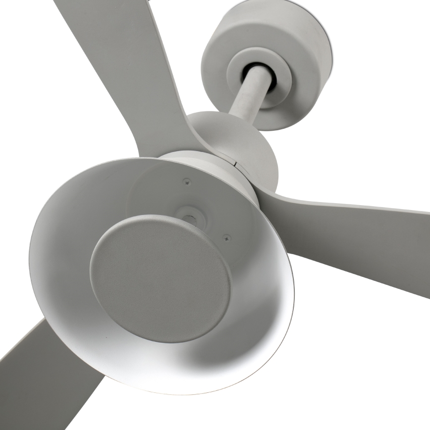 FARO 33762WT-24 - LED Prigušivi stropni ventilator AMELIA L CONE LED/20W/230V 2700/3500/5000K siva pr. 132 cm Wi-Fi Tuya + daljinski upravljač