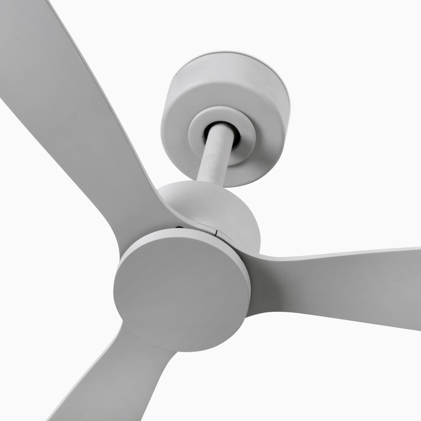 FARO 33762WT - Stropni ventilator AMELIA L siva pr. 132 cm Wi-Fi Tuya + daljinski upravljač
