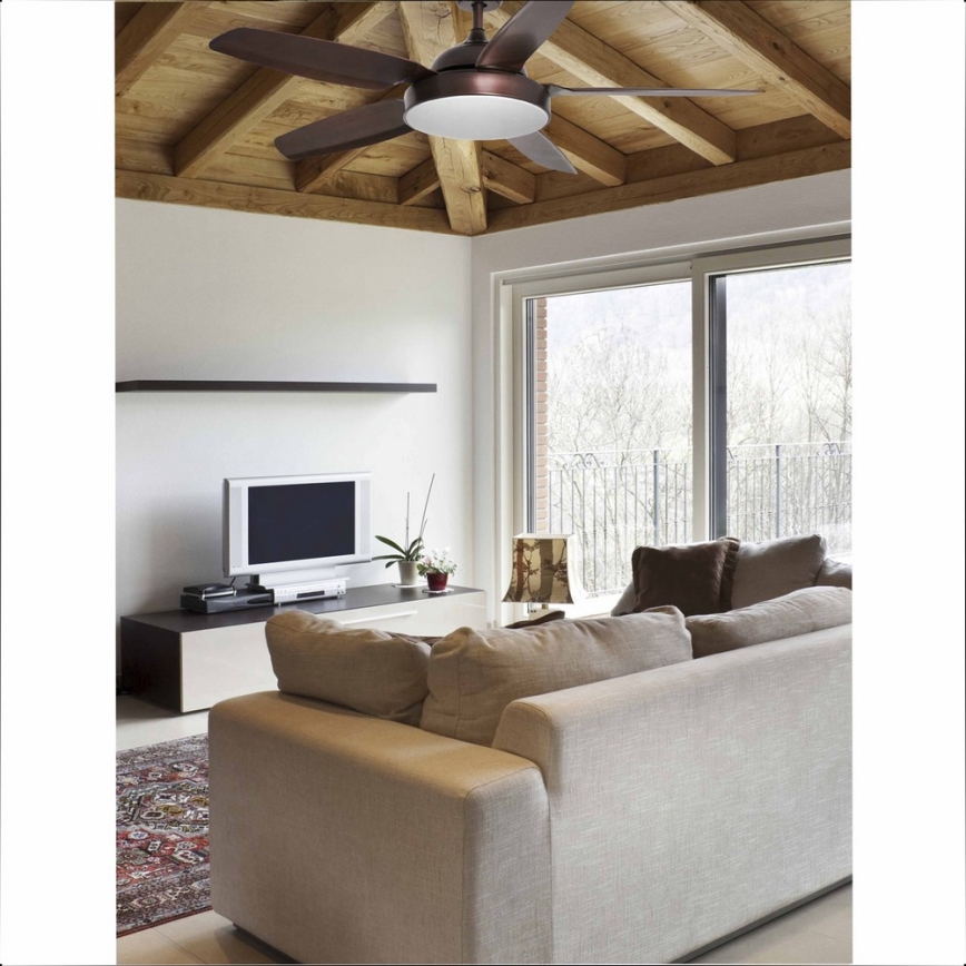 FARO 33780 - LED Stropni ventilator LEYTE LED/20W/230V
