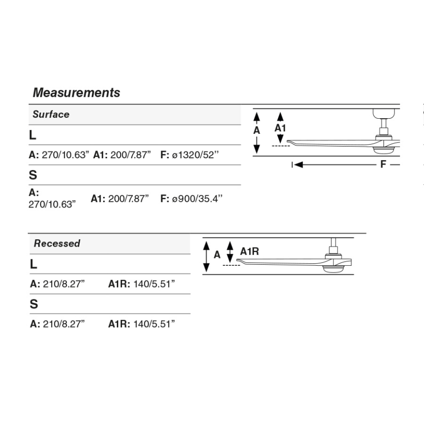 FARO 33809WT1S - LED stropni ventilator s mogućnošću prigušivanja HEYWOOD L LED/10W/230V 2700/3000/4000K Ø 132 cm drvo/crna Wi‑Fi Tuya + daljinski upravljač