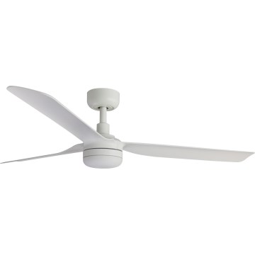 FARO 33814WT-20 - LED Prigušivi stropni ventilator PUNT M LED/18W/230V 3000/4200/6500K bijela pr. 132 cm Wi-Fi Tuya + daljinski upravljač