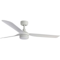 FARO 33814WT1S - LED stropni ventilator s prigušivanjem PUNT M LED/18W/230V 2700/3000/4000K prom. 132 cm bijela Wi-Fi Tuya + daljinski upravljač