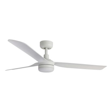 FARO 33814WT1S - LED stropni ventilator s prigušivanjem PUNT M LED/18W/230V 2700/3000/4000K prom. 132 cm bijela Wi-Fi Tuya + daljinski upravljač