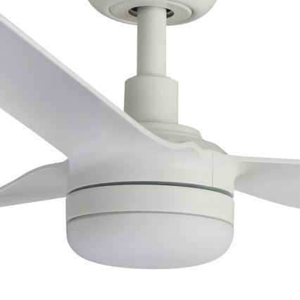 FARO 33814WT1S - LED stropni ventilator s prigušivanjem PUNT M LED/18W/230V 2700/3000/4000K prom. 132 cm bijela Wi-Fi Tuya + daljinski upravljač