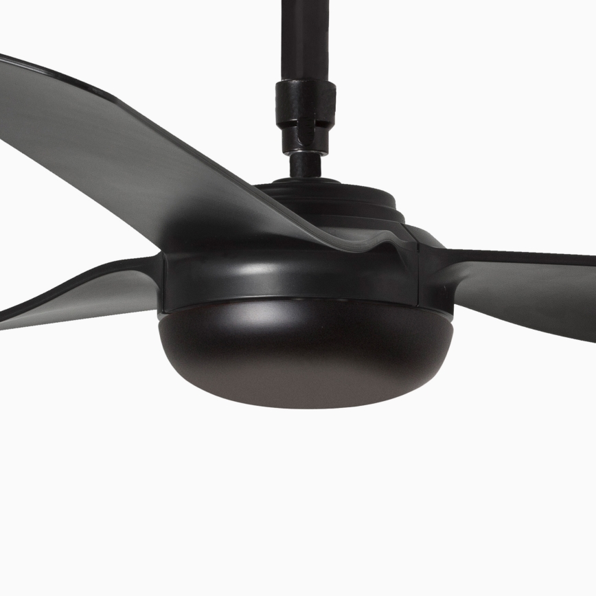 FARO 33815WT - Stropni ventilator PUNT M crna pr. 132 cm Wi-Fi Tuya + daljinski upravljač