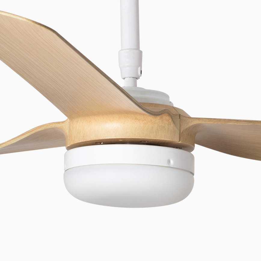 FARO 33816-20 - LED stropni ventilator PUNT LED/18W/230V Wi-Fi bež/bijela + daljinski upravljač