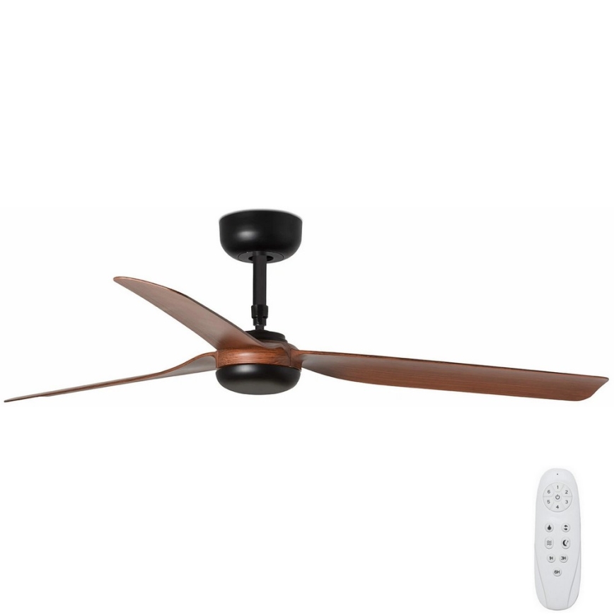 FARO 33817 - Stropni ventilator PUNT smeđa/crna pr. 130 cm + daljinski upravljač