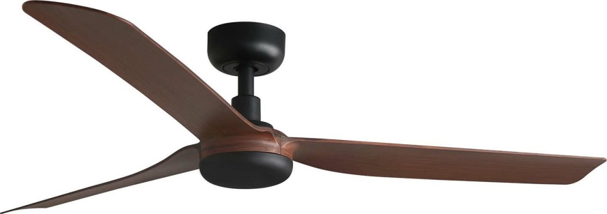 FARO 33817WT - Stropni ventilator PUNT M smeđa/crna pr. 132 cm Wi-Fi Tuya + daljinski upravljač