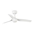 FARO 33820-1TW - LED Prigušivi stropni ventilator MINI PUNT S LED/10W 2700/4000/6000K bijela pr. 90 cm + daljinski upravljač