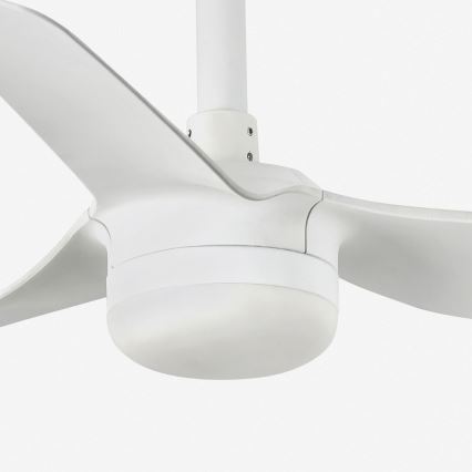 FARO 33820WT-1TW - LED Prigušivi stropni ventilator MINI PUNT S LED/10W/230V 2700/4000/6000K bijela pr. 90 cm Wi-Fi Tuya + daljinski upravljač