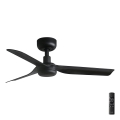 FARO 33822 - Stropni ventilator MINI PUNT S crna pr. 90 cm + daljinski upravljač