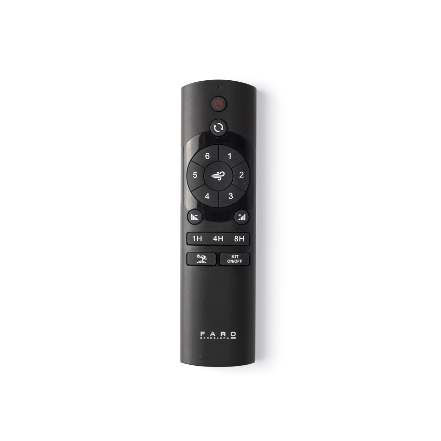 FARO 33822WT - Stropni ventilator MINI PUNT S crna pr. 90 cm Wi-Fi Tuya + daljinski upravljač