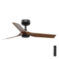 FARO 33823 - Stropni ventilator MINI PUNT S smeđa/crna pr. 90 cm + daljinski upravljač
