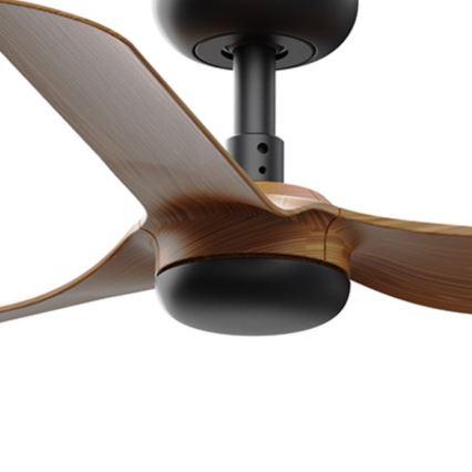 FARO 33823WP - Stropni ventilator MINI PUNT S smeđa/crna promjer 90 cm SMART + daljinski upravljač