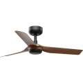 FARO 33823WT - Stropni ventilator MINI PUNT S smeđa/crna pr. 90 cm Wi-Fi Tuya + daljinski upravljač