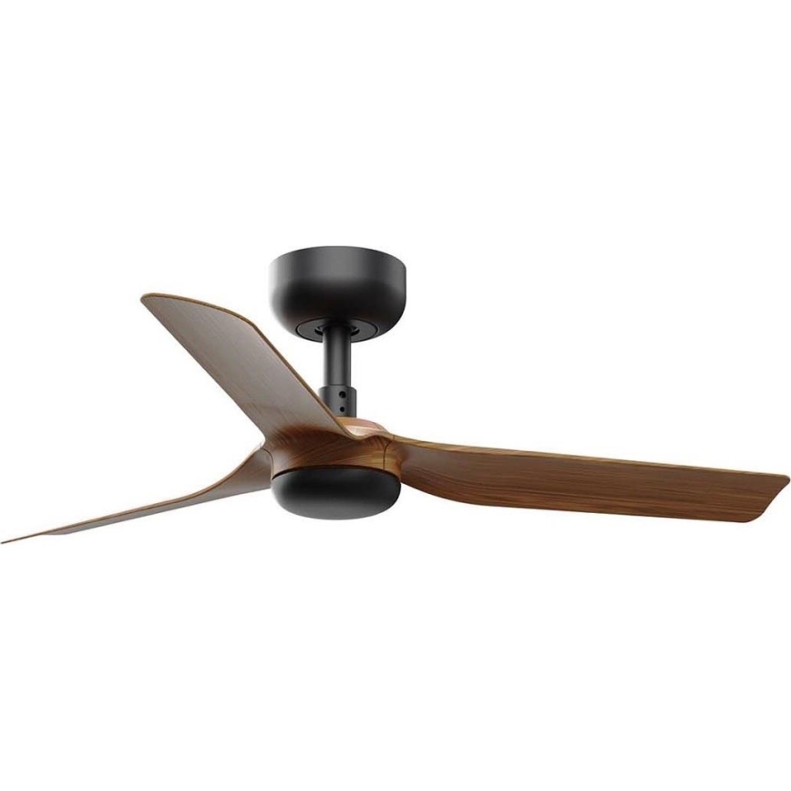 FARO 33823WT - Stropni ventilator MINI PUNT S smeđa/crna pr. 90 cm Wi-Fi Tuya + daljinski upravljač