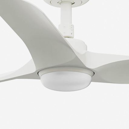 FARO 33824WT-1TW - LED Prigušivi stropni ventilator HEY S LED/10W/230V 2700/4000/6000K bijela pr. 90 cm Wi-Fi Tuya + daljinski upravljač