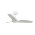 FARO 33824WT-1TW - LED Prigušivi stropni ventilator HEY S LED/10W/230V 2700/4000/6000K bijela pr. 90 cm Wi-Fi Tuya + daljinski upravljač