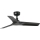 FARO 33825WT - Stropni ventilator HEY S crna pr. 90 cm Wi-Fi Tuya + daljinski upravljač