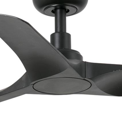 FARO 33825WT - Stropni ventilator HEY S crna pr. 90 cm Wi-Fi Tuya + daljinski upravljač