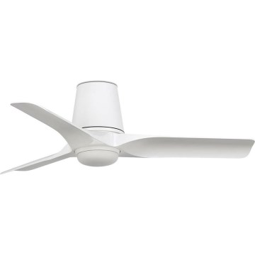 FARO 33826-1TW - LED Prigušivi stropni ventilator HEY TUB S LED/10W/230V 2700/4000/6000K bijela pr. 90 cm + daljinski upravljač