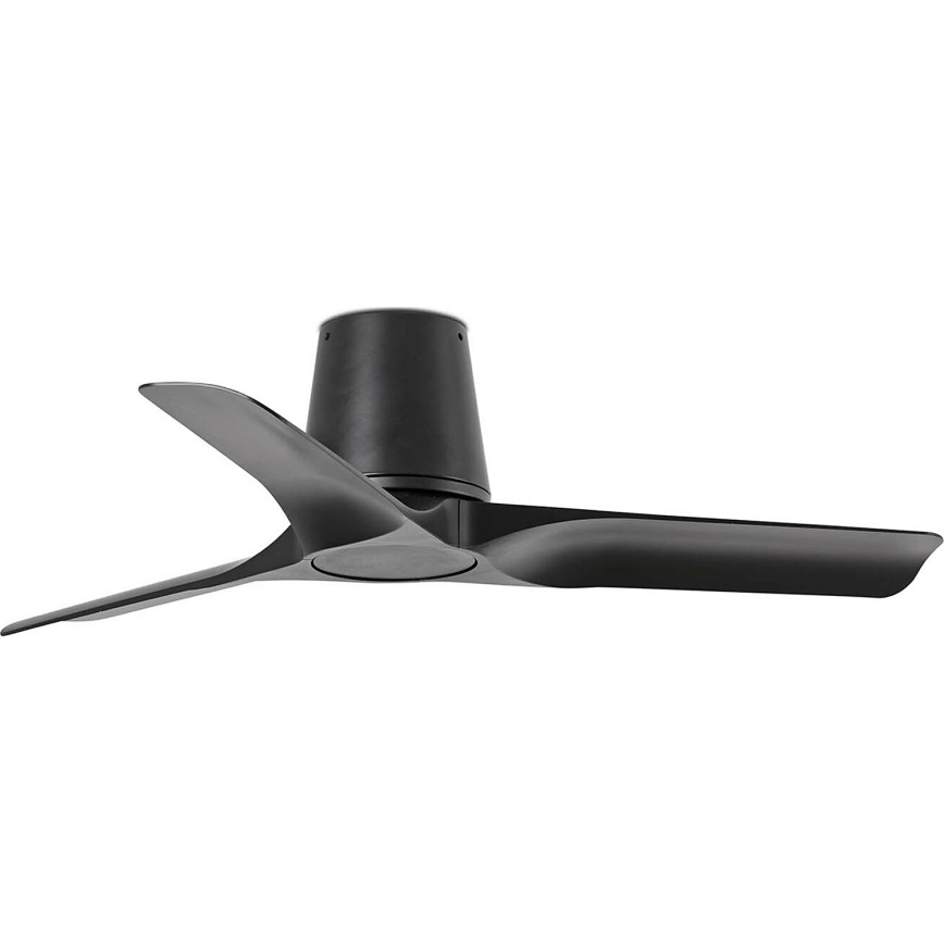 FARO 33827 - Stropni ventilator HEY TUB S crna pr. 90 cm + daljinski upravljač