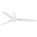FARO 33828WT - Stropni ventilator PUNT TUB M bijela pr. 132 cm Wi-Fi Tuya + daljinski upravljač