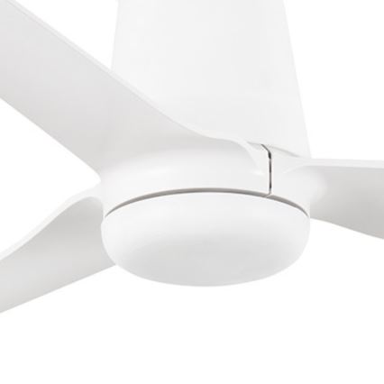 FARO 33828WT - Stropni ventilator PUNT TUB M bijela pr. 132 cm Wi-Fi Tuya + daljinski upravljač