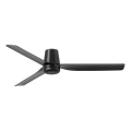 FARO 33830 - Stropni ventilator PUNT TUB M crna pr. 130 cm + daljinski upravljač