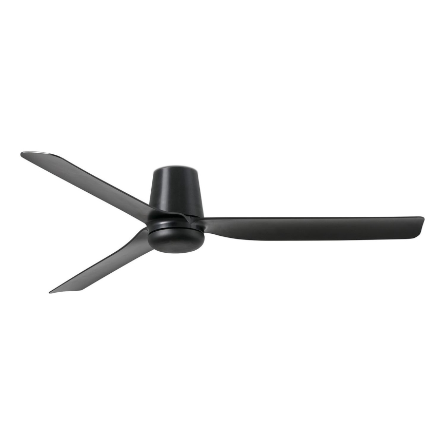 FARO 33830 - Stropni ventilator PUNT TUB M crna pr. 130 cm + daljinski upravljač
