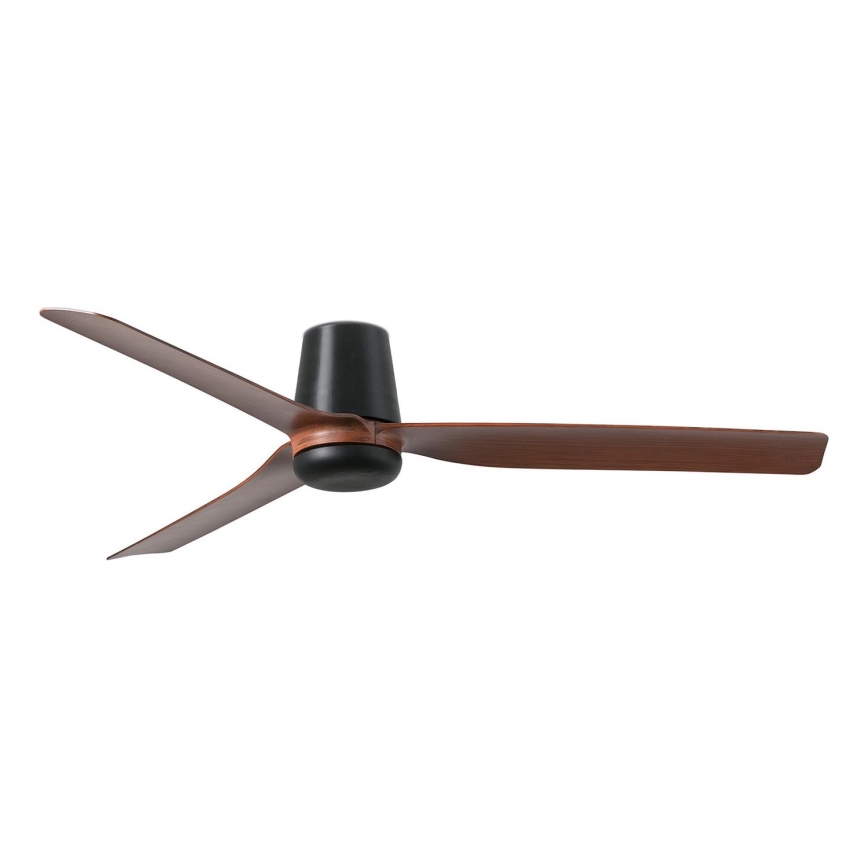 FARO 33831 - Stropni ventilator PUNT TUB M smeđa/crna pr. 130 cm + daljinski upravljač