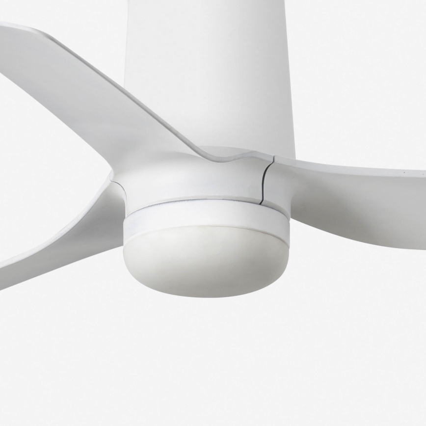 FARO 33832-1TW - LED Prigušivi stropni ventilator MINI PUNT TUB S LED/10W/230V 2700/4000/6000K pr. 90 cm bijela + daljinski upravljač