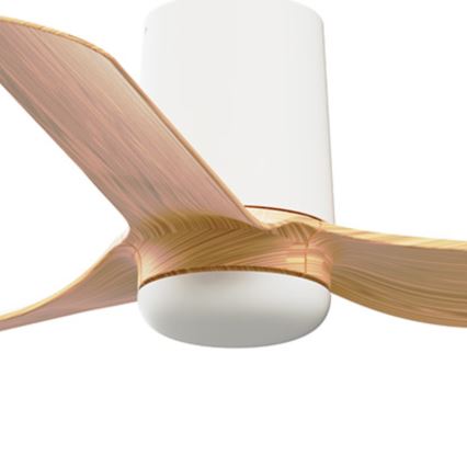 FARO 33833 - Stropni ventilator MINI PUNT TUB S smeđa/bijela pr. 90 cm + daljinski upravljač