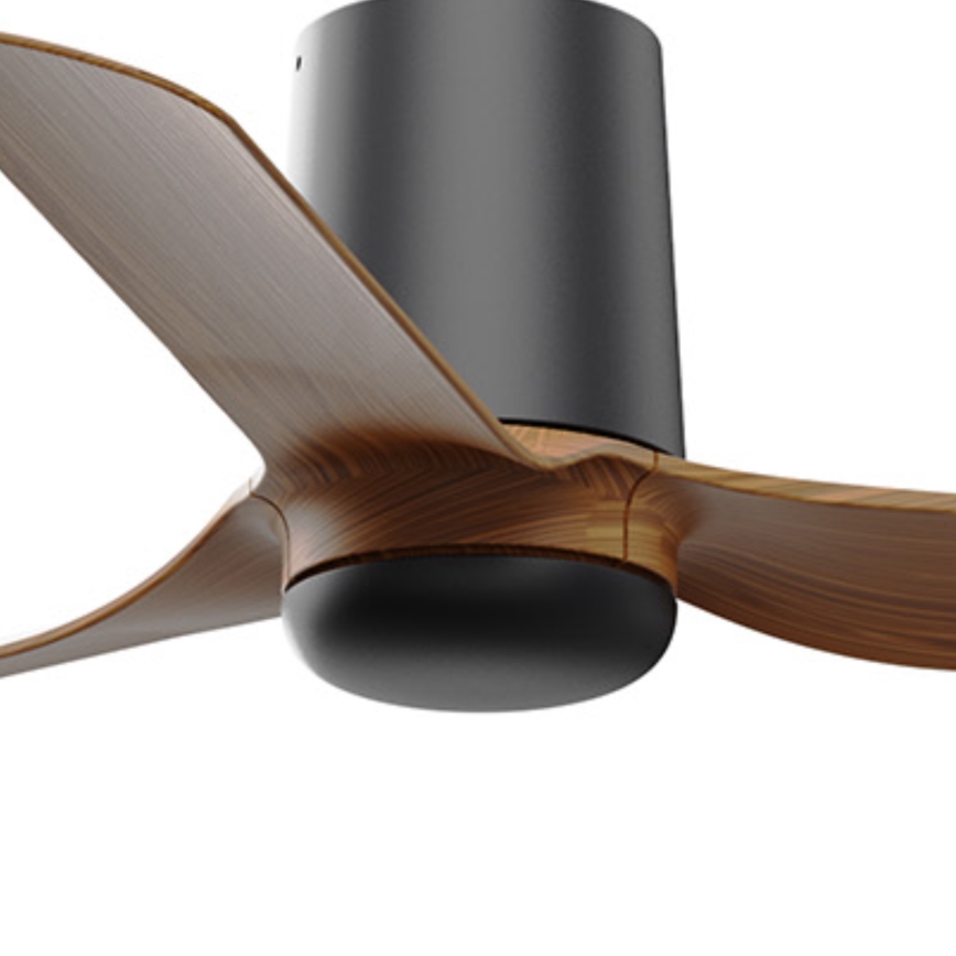 FARO 33835 - Stropni ventilator MINI PUNT TUB S smeđa/crna pr. 90 cm + daljinski upravljač