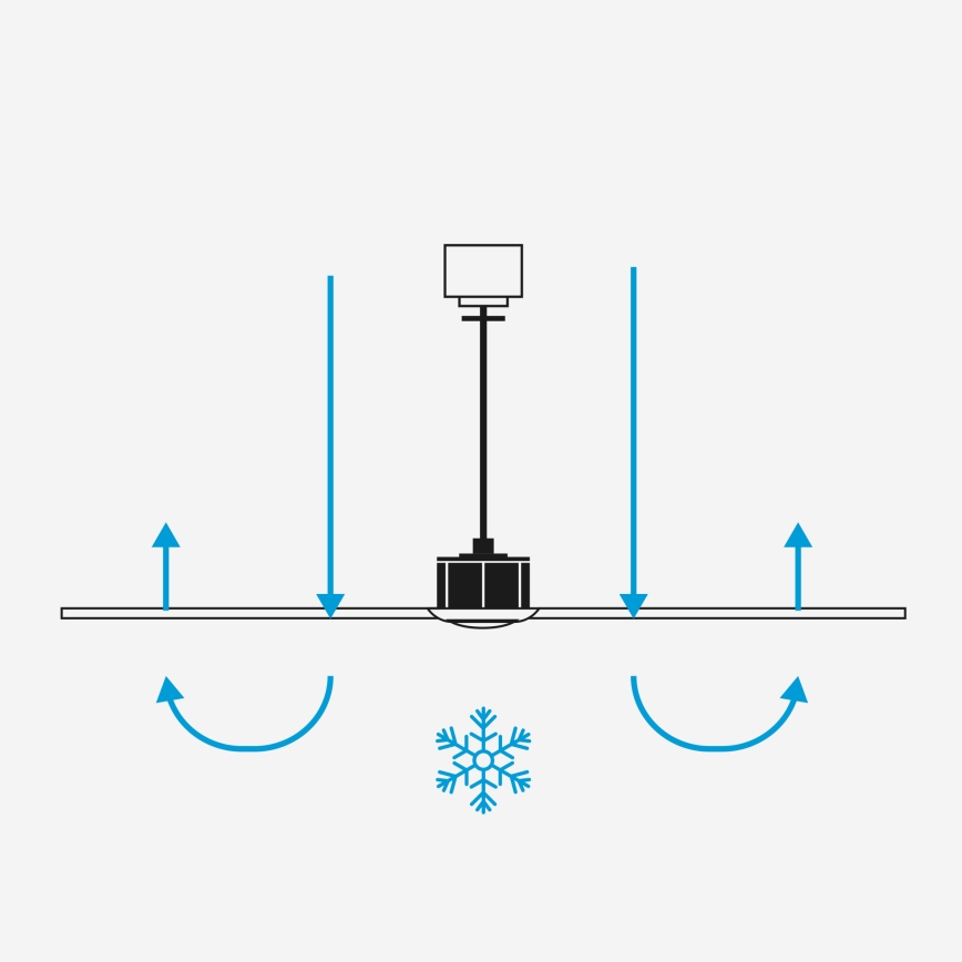 FARO 33835WT-1TW - LED Prigušivi stropni ventilator MINI PUNT TUB S LED/10W/230V 2700/4000/6000K smeđa/crna pr. 90 cm Wi-Fi Tuya + daljinski upravljač