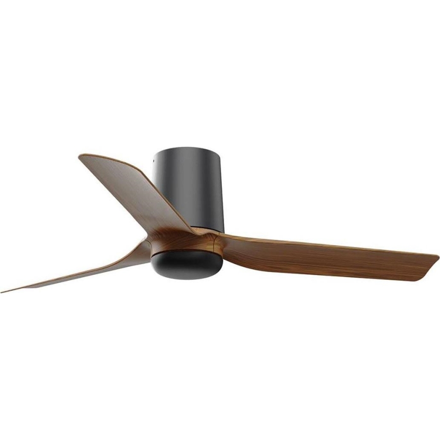FARO 33835WT - Stropni ventilator MINI PUNT TUB S smeđa/crna pr. 90 cm Wi-Fi Tuya + daljinski upravljač